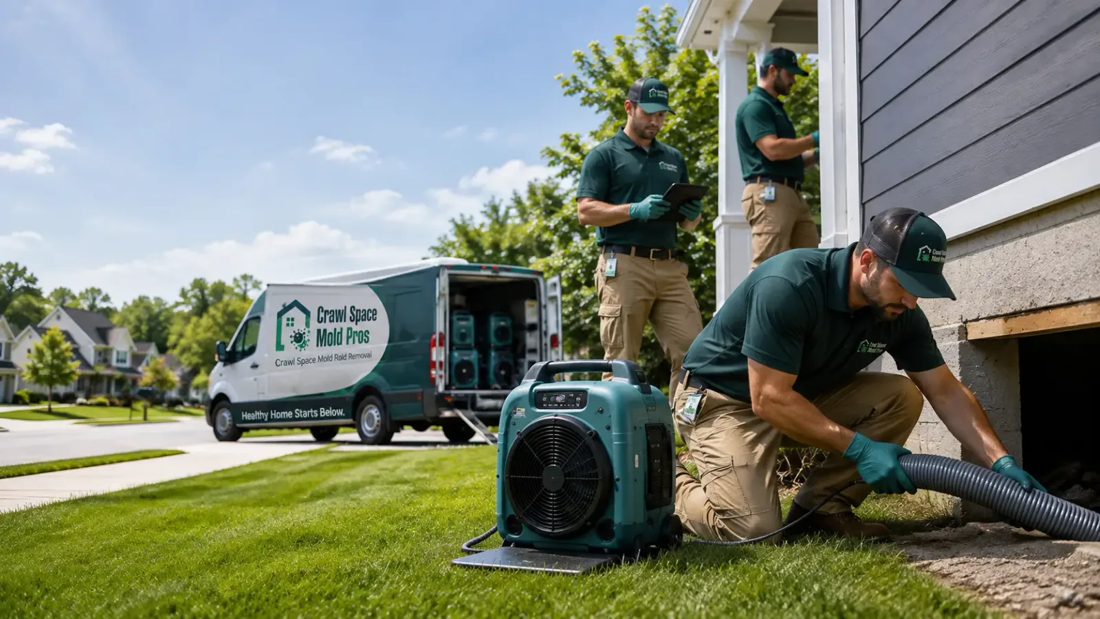 Crawl Space Mold Removal in Great Bend, KS